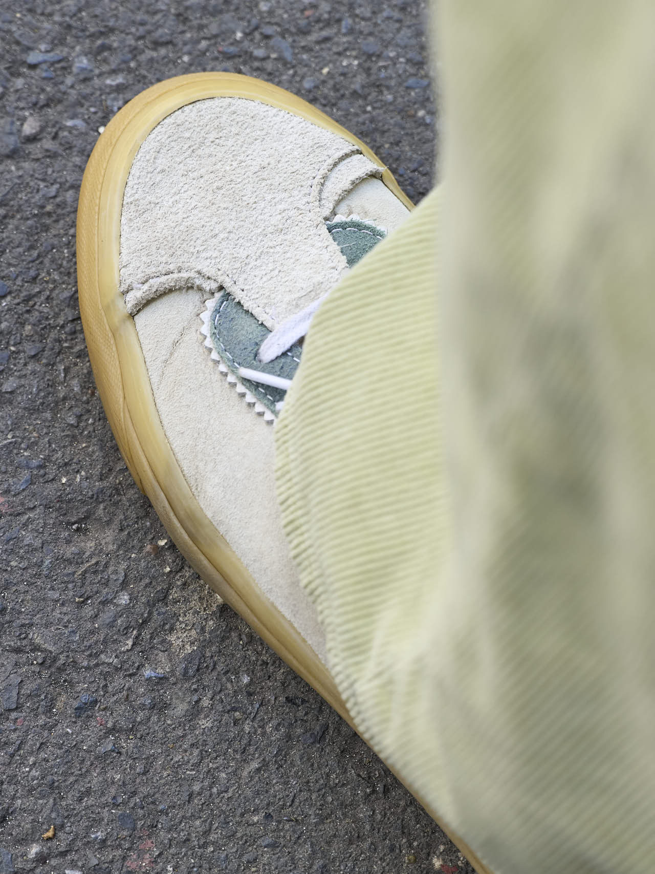 ヴァンズのスニーカーのトゥ