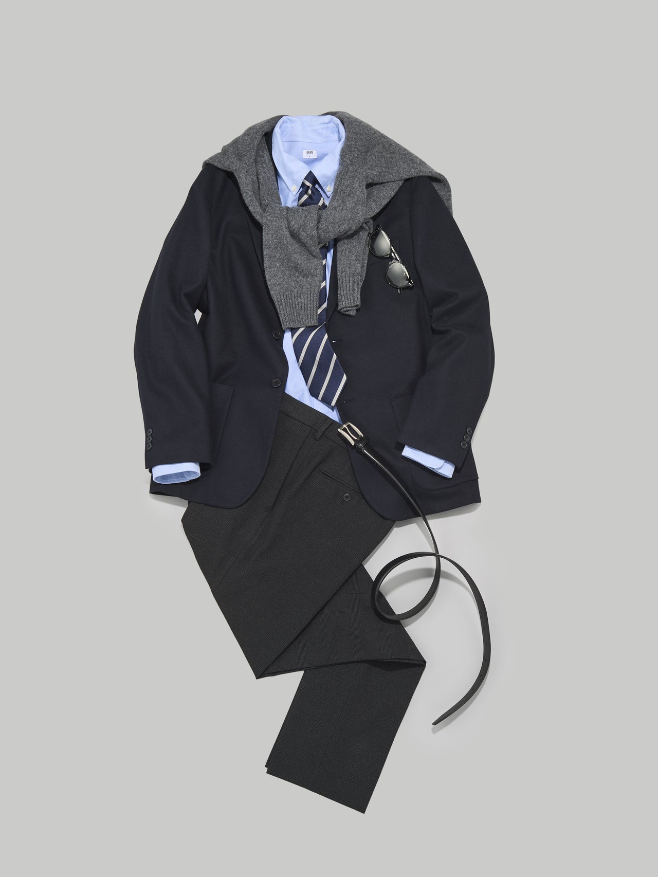 全身「ユニクロ」でつくるビジカジな好印象高見えジャケットコーデ④