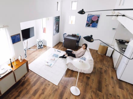 ［1R + LOFT 54㎡]広々としたロフトつきワンルームでミニマルなのに豊かな暮らしを実現！