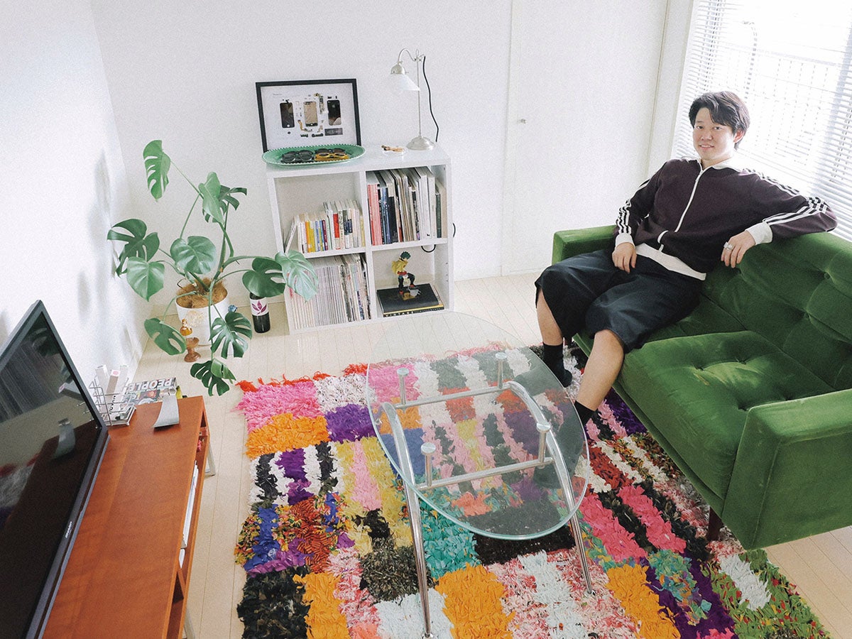 ［1LDK 56㎡］ごく普通の1LDKをポップな色と柄なのに“子どもっぽくはならない”ようにアレンジ！