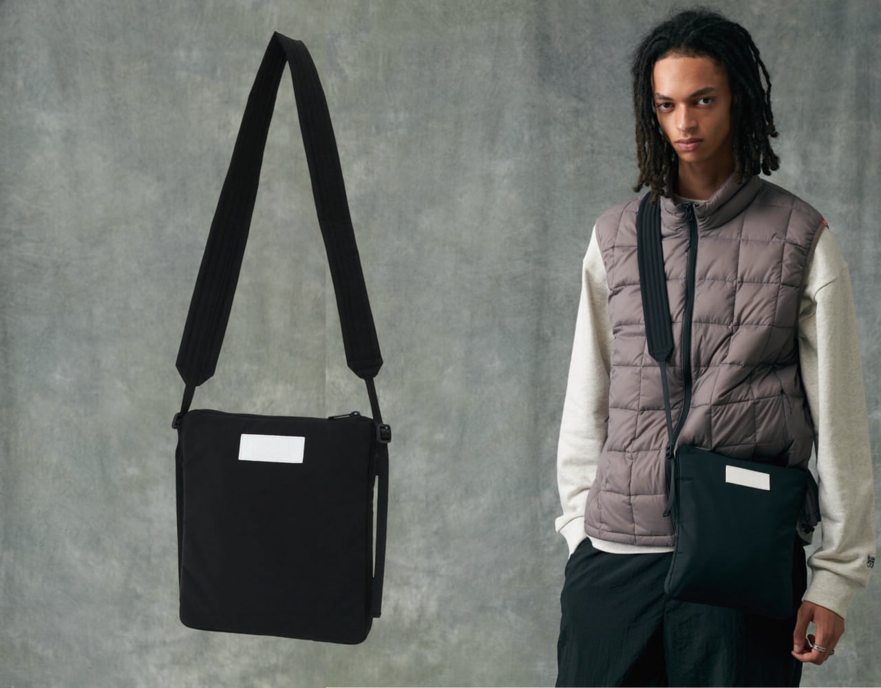 マンハッタンポーテージ(Manhattan Portage)ホワイトラベルのメンズ向け新作バッグ、「ルービン バッグ パデッド ポリエステル ポプリン」