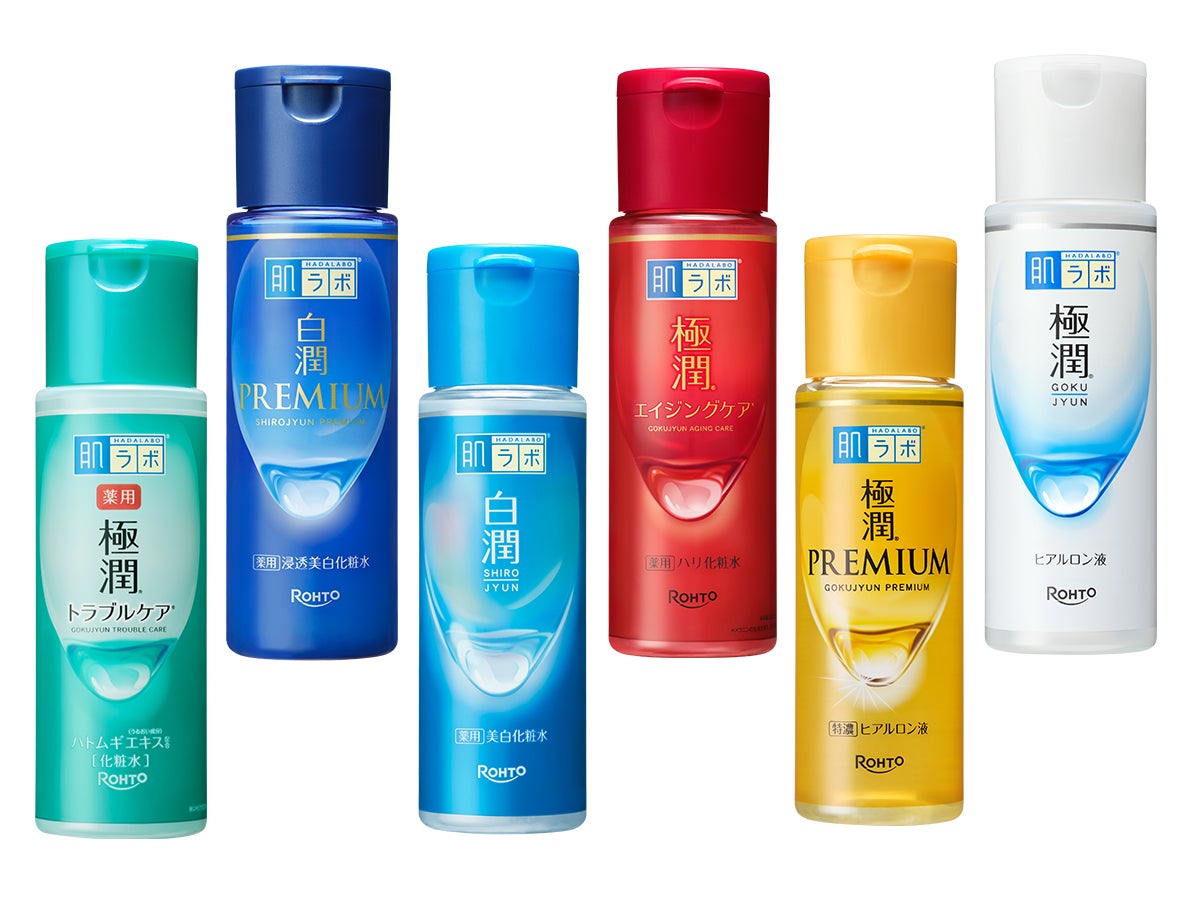 大人気「肌ラボ」の化粧水、全６種類の魅力をカンタン解説！　肌質やコンディションで使い分けよう