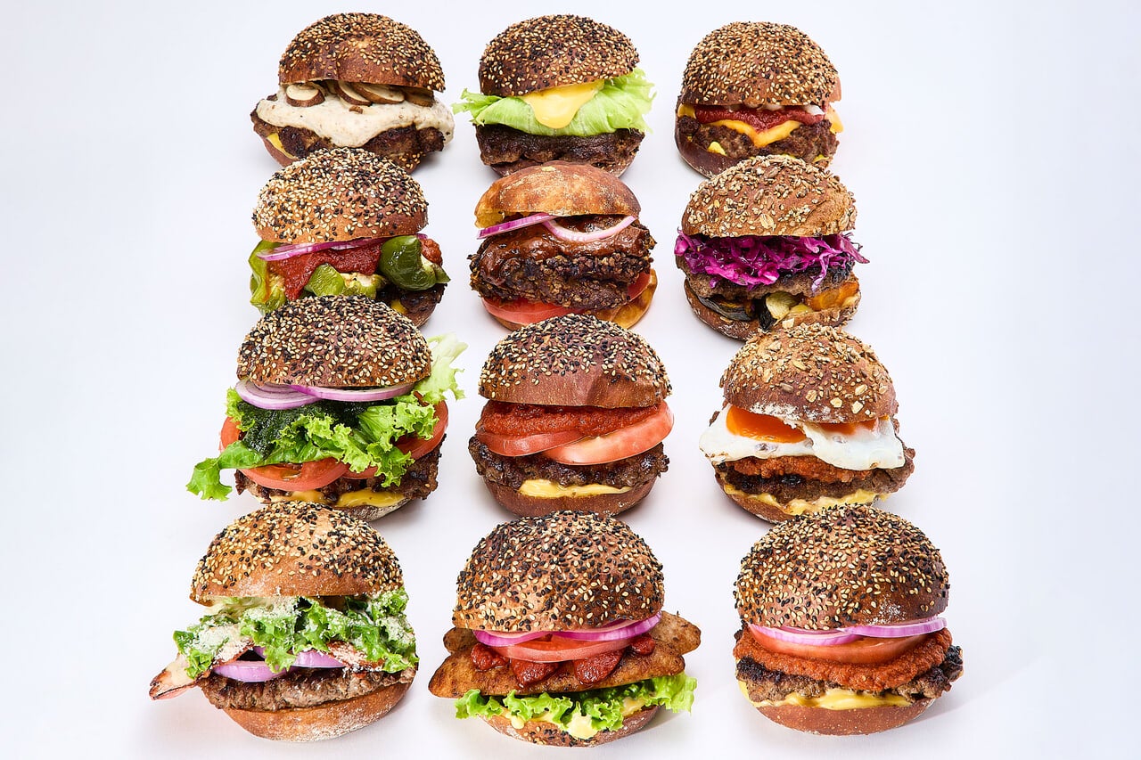 ネオナイスバーガー、メニュー実物
