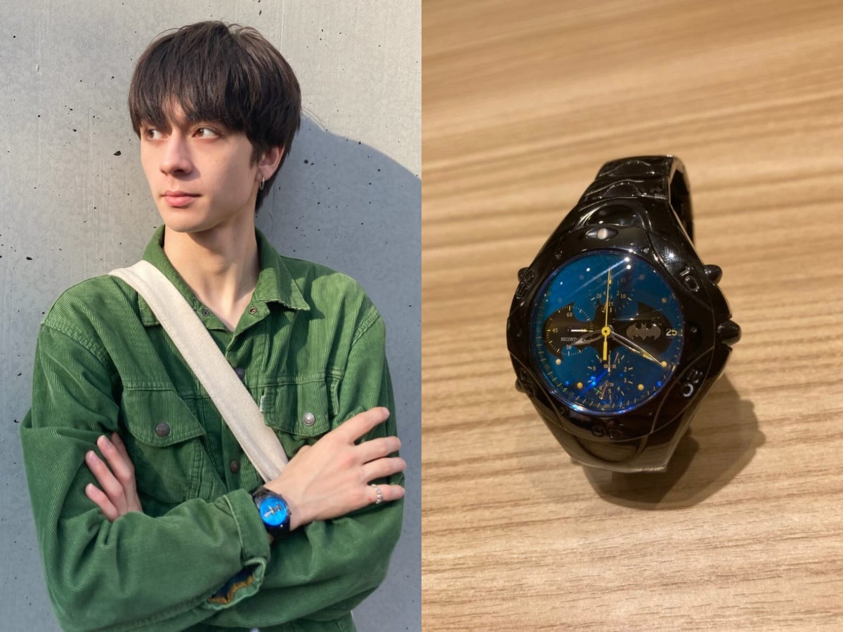一生大切にしたい時計！母から譲ってもらった『バットマン』限定モデルは、服装を選ばない万能アイテム。【10 松岡 光くん/ 僕の愛用品】