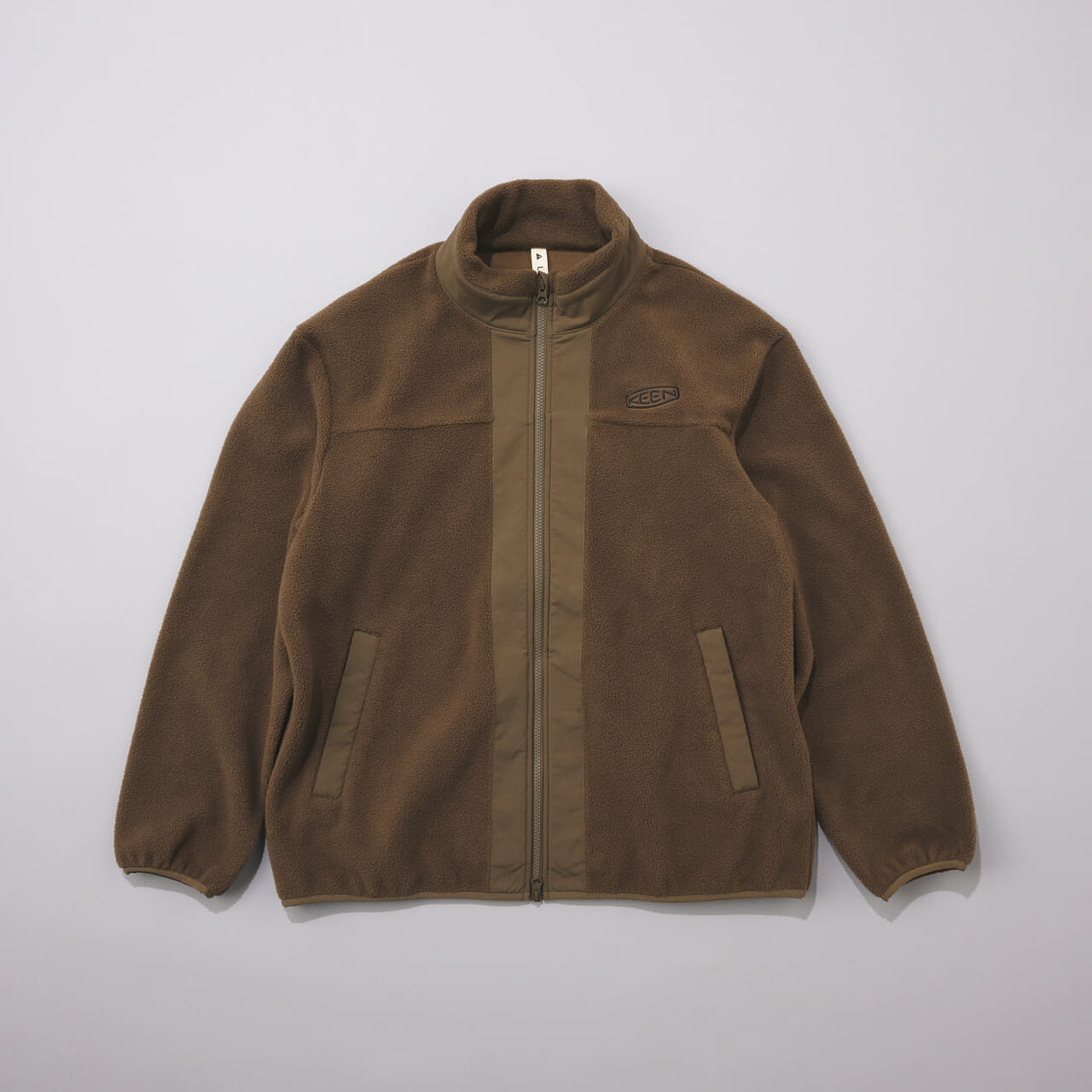 キーンの新作フリース ジンジャー ブラッシュド パッカブル ジャケット