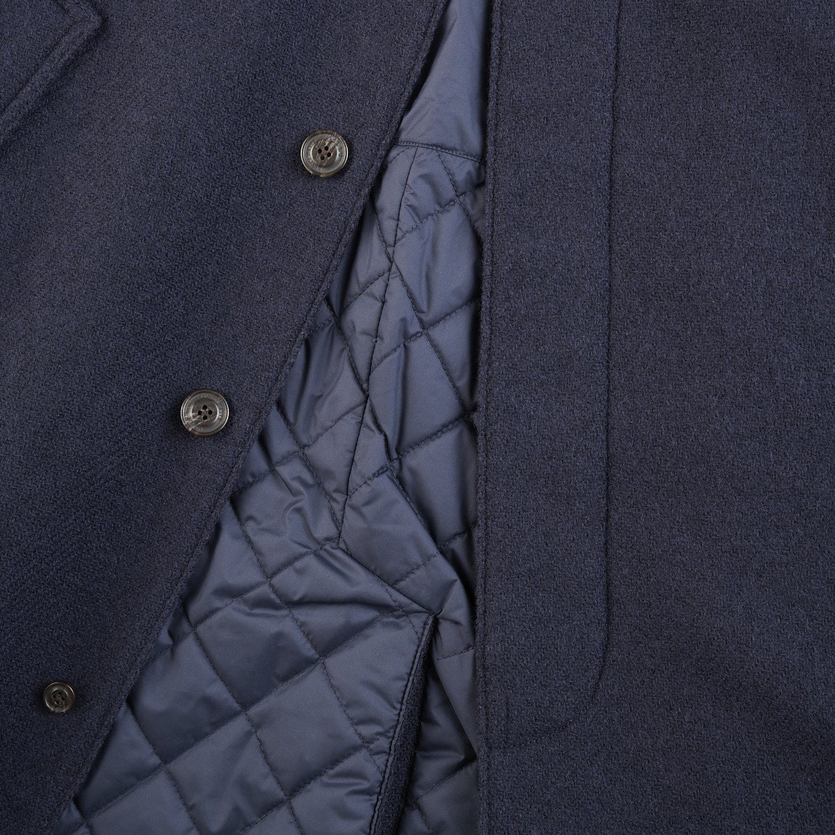 ポロ ラルフ ローレンの.Langdon ウール ウォーキング コートの裏地キルティング