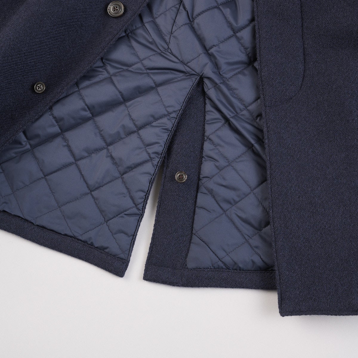 ポロ ラルフ ローレンの.Langdon ウール ウォーキング コートの裾ベンツ