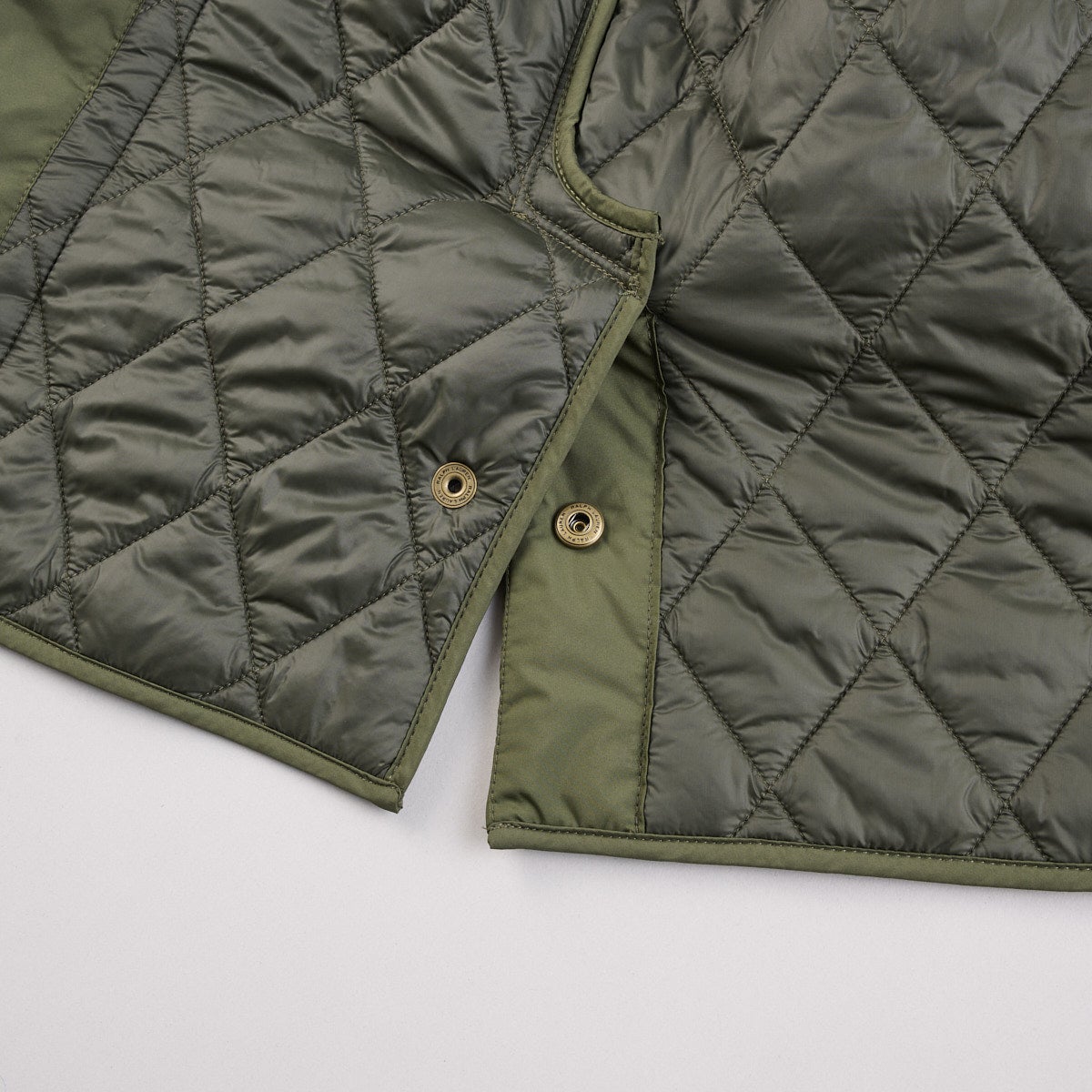 ポロ ラルフ ローレンのキルテッド カー コートのベンツ