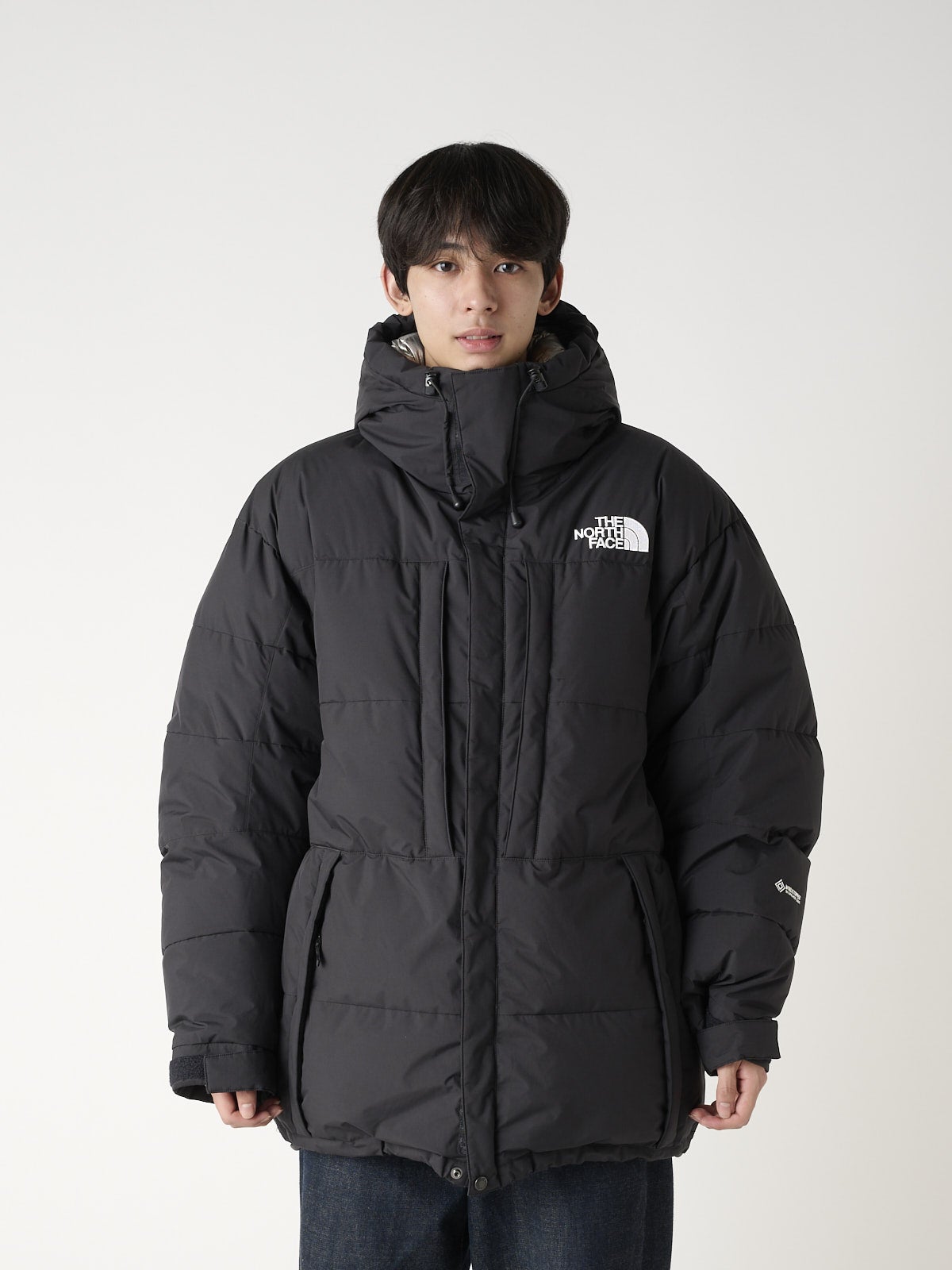 ザ・ノース・フェイスのバルトロジャケット ダウンジャケットの着用