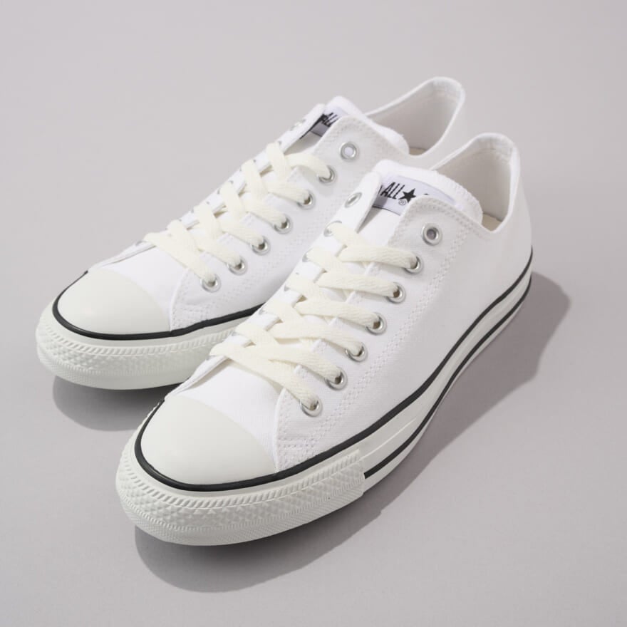 ALL STAR OX オールスター　ＯＸ ホワイト 斜めカット