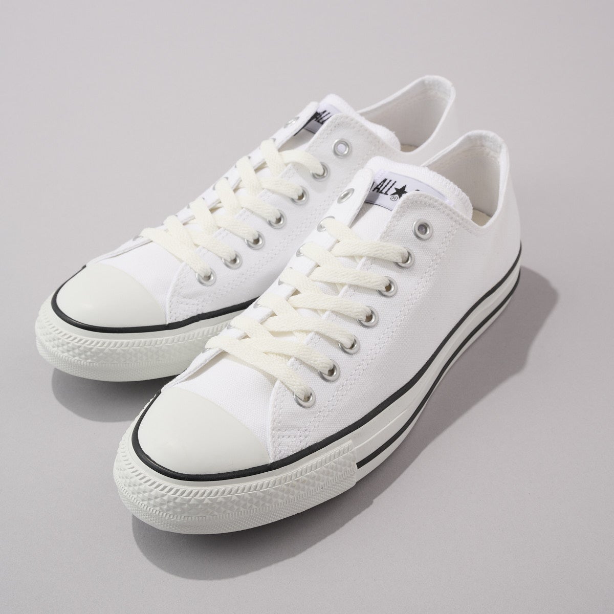 ALL STAR OX オールスター　ＯＸ ホワイト 斜めカット