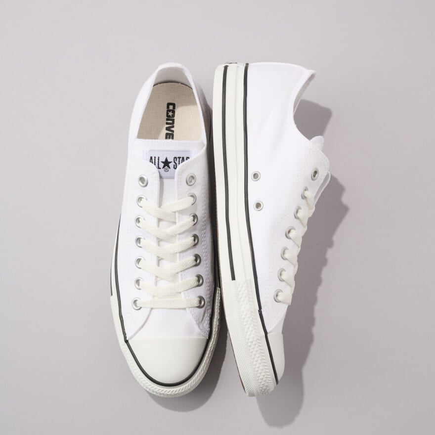 ALL STAR OX オールスター　ＯＸ ホワイト 俯瞰カット