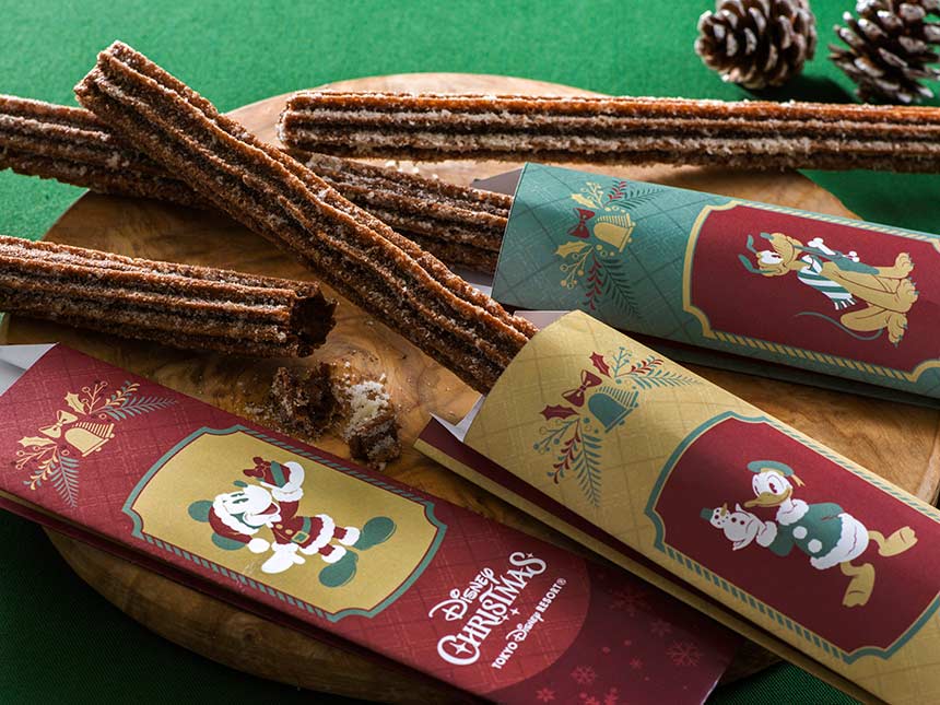 ディズニークリスマス食べ歩きおすすめ「チョコレートチュロス」