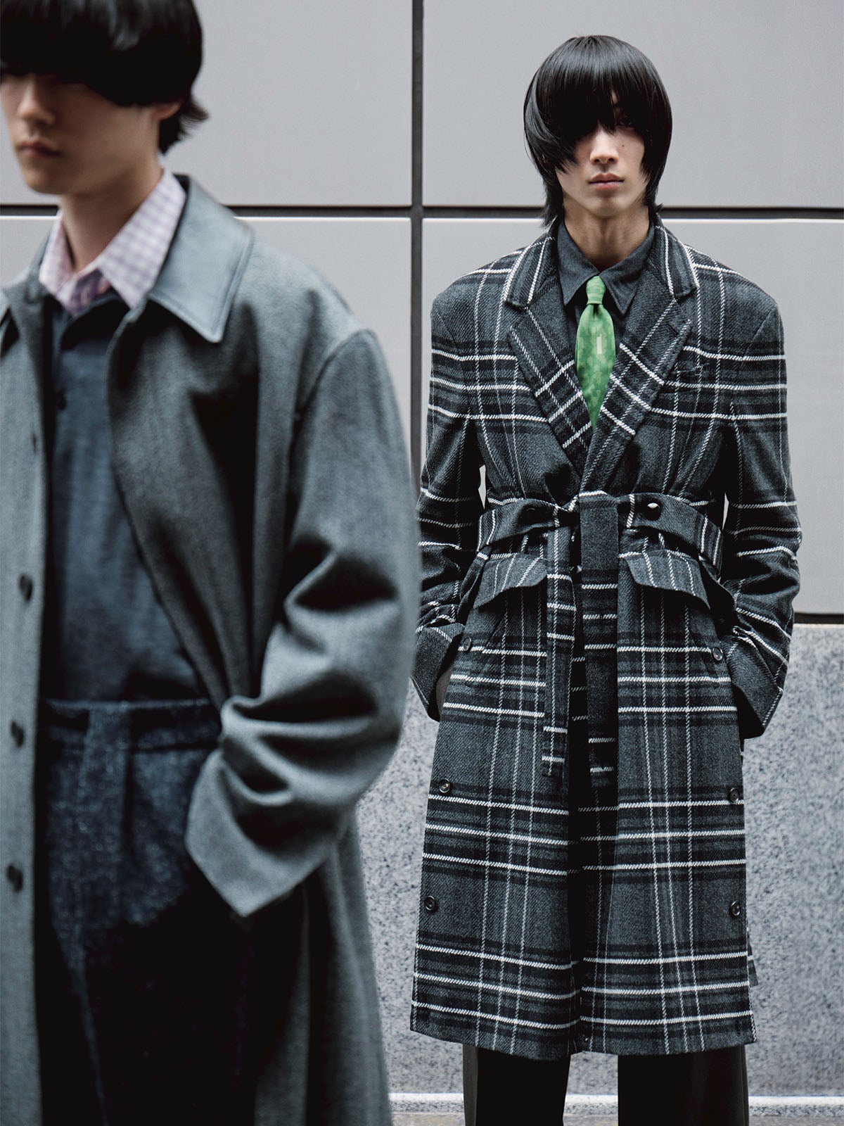 セッチュウとスタジオ ニコルソンのコート