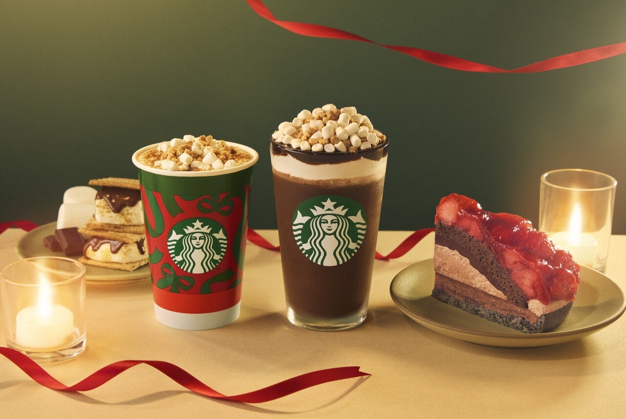 スターバックス ホリデー第2弾！ 『スモア チョコレート ラテ』と『スモア チョコレート フラペチーノ(R)』キービジュアル
