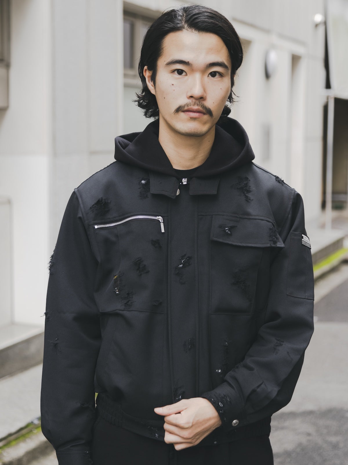 mitsuo hair・與座翼さんの冬スタイル 上半身のスタイル