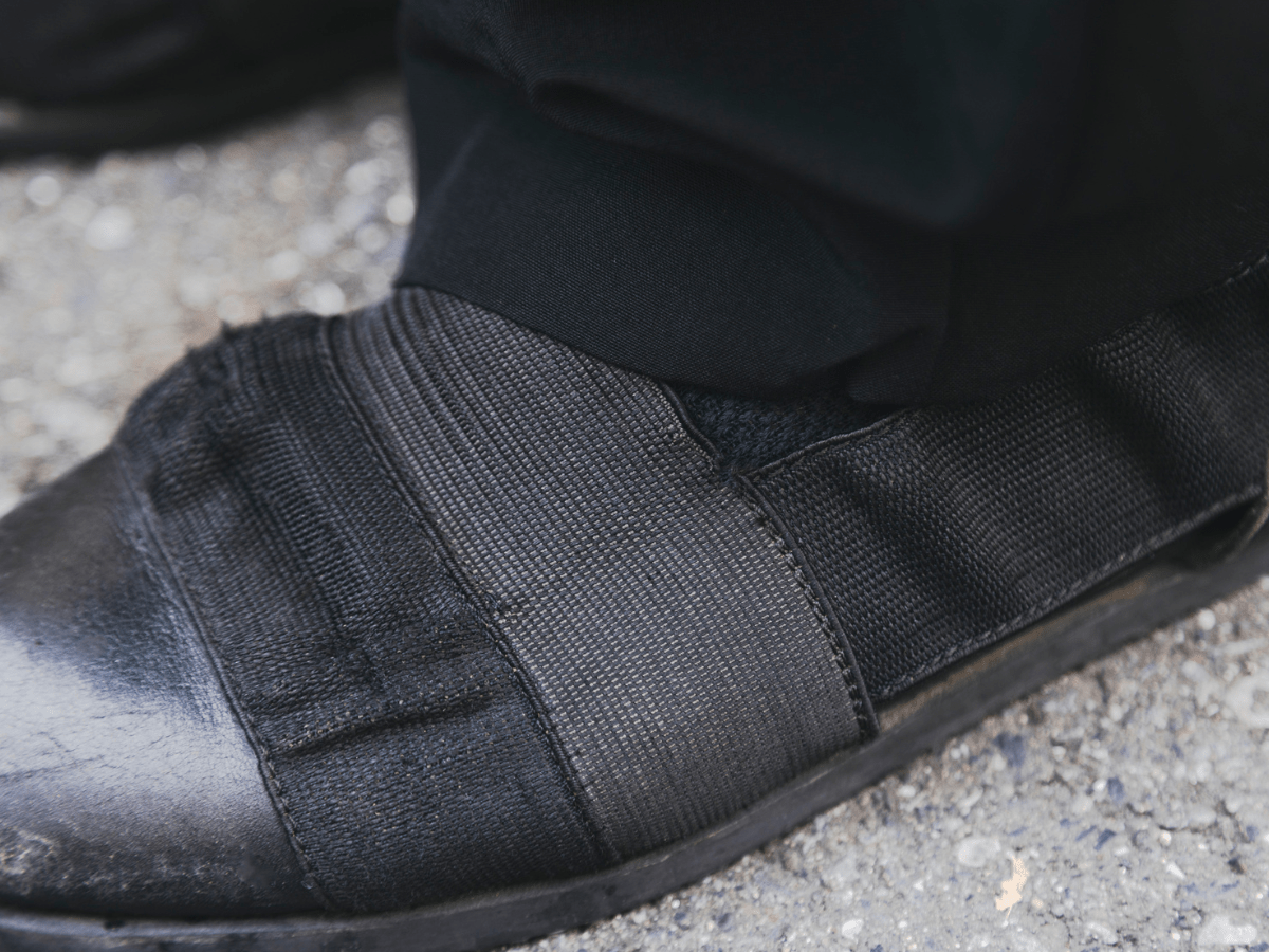 UMiTOS・小林　大輝さんの冬スタイル　ゴルチエのシューズ　ポイント