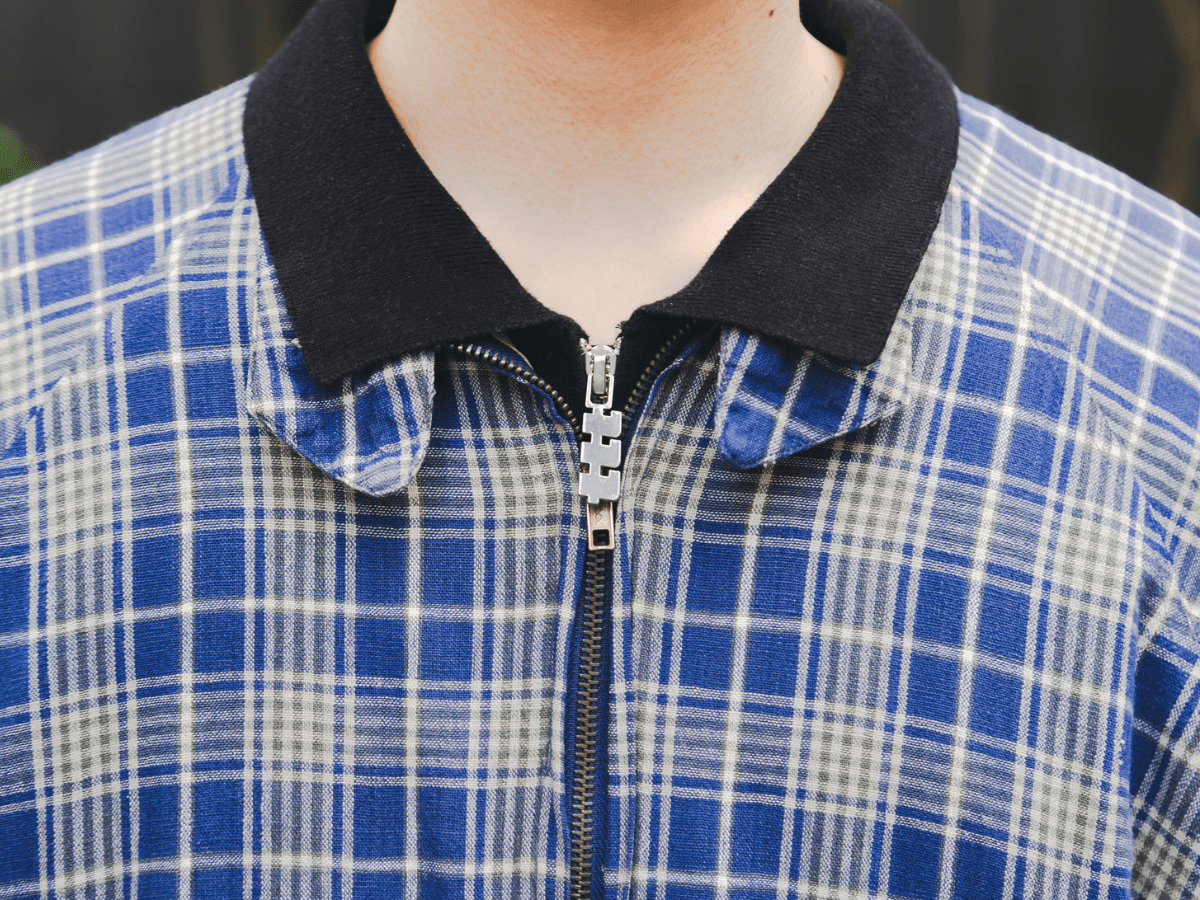 OOOYY YOHEIさんの冬ファッション　アウターの襟元部分