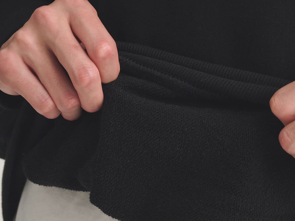 ファミマ（コンビニエンスウェア）のスウェットパーカーを試着＆本音レビューの裏地寄り