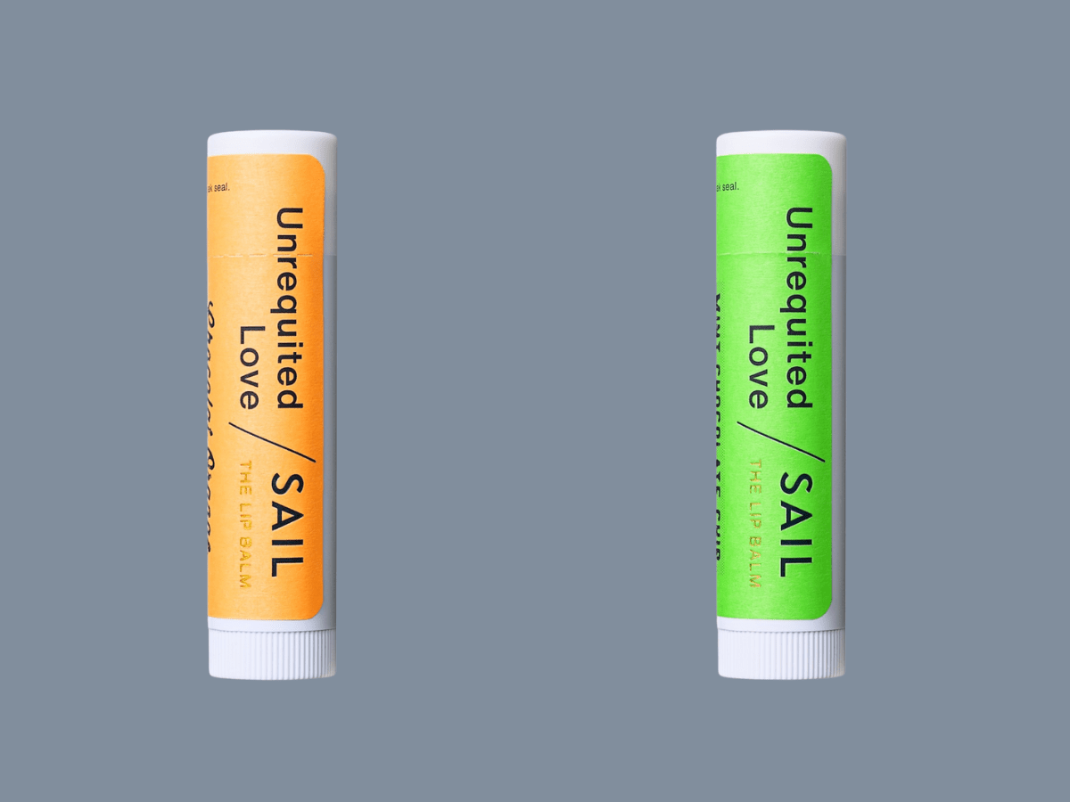 sail ザ リップ バーム アンリクワイテッド ラブ / ミント チョコレート チップ、ショコラ オランジュ