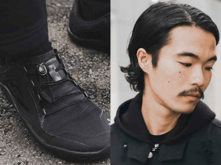 冬のオールブラックコーデにはローテクスニーカーで抜け感を。ラフに決まるヘアで無骨さとリラックス感を両立!【おしゃれな人の冬ヘアとファッションSNAP!】