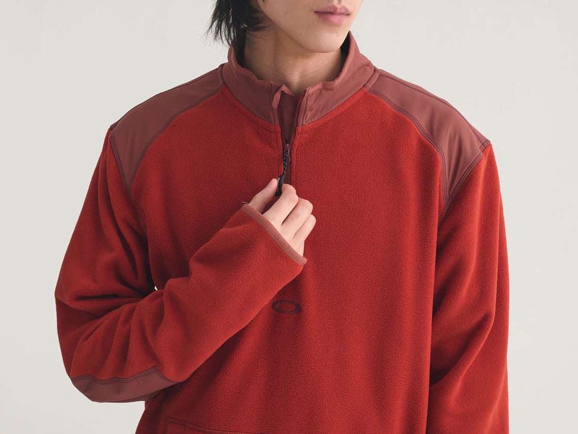 オークリーの新作フリース/Butter Tech Fleeceを試着&本音レビューのジップ