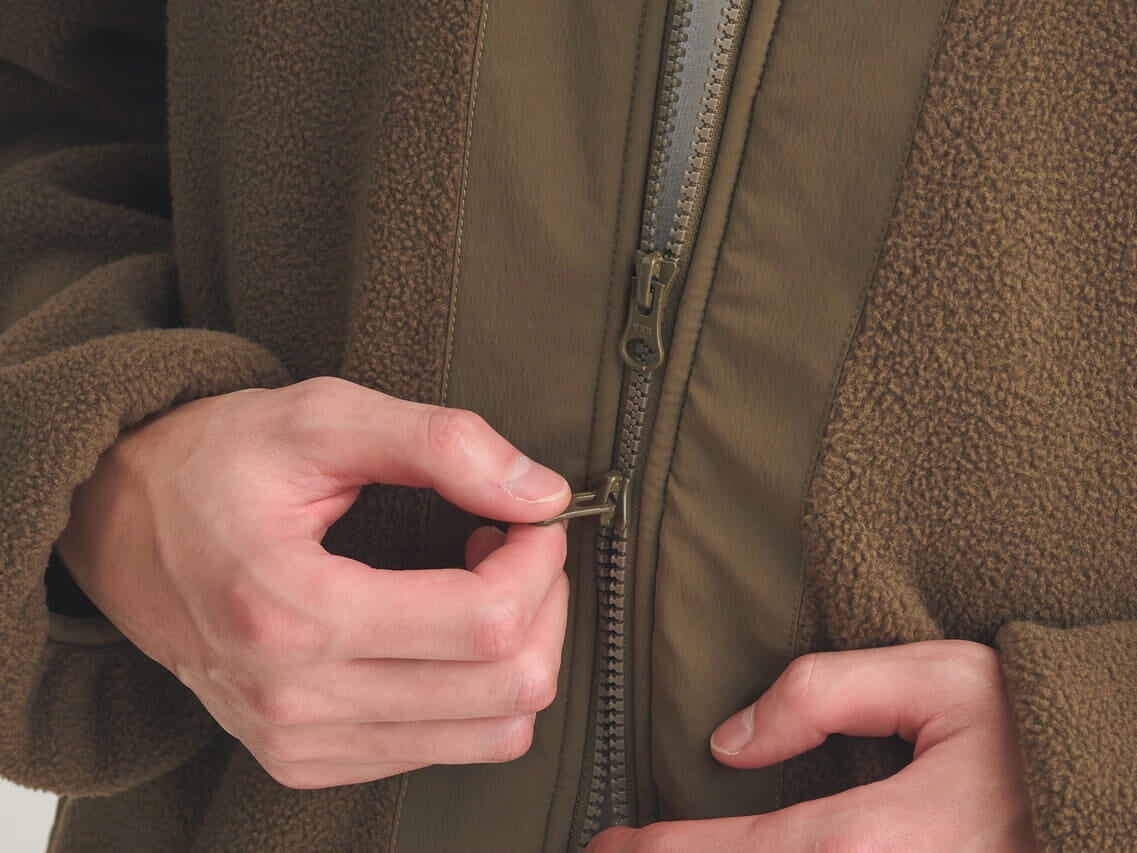 キーンの新作フリース ジンジャー ブラッシュド パッカブル ジャケットを試着＆本音レビューのダブルジップ