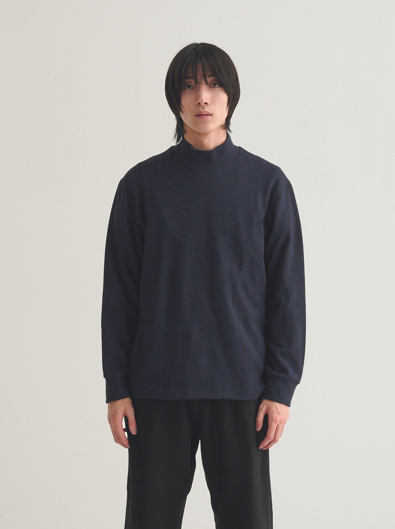 ユニクロの新作フリースのソフトニットフリースモックネックTを試着＆本音レビュー