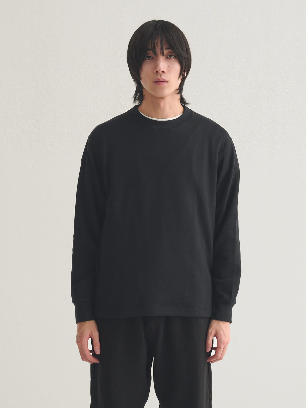 ユニクロの新作フリースのソフトニットフリースクルーネックTの試着＆本音レビュー