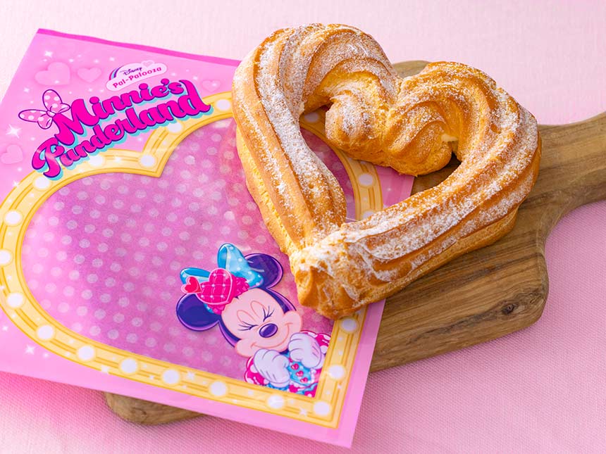 ミニパル食べ歩き「ハートのリングシュー(ストロベリー)」