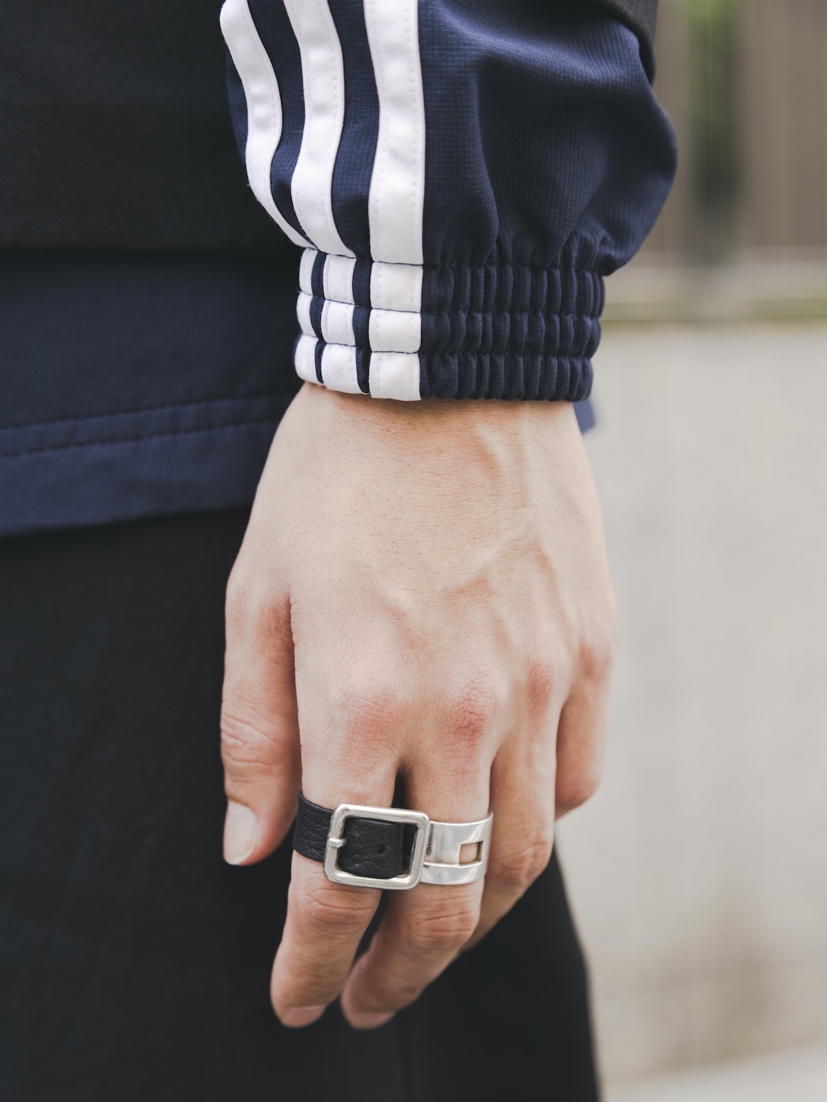 UMiTOS・小林　大輝さんの冬スタイル　アディダスの古着