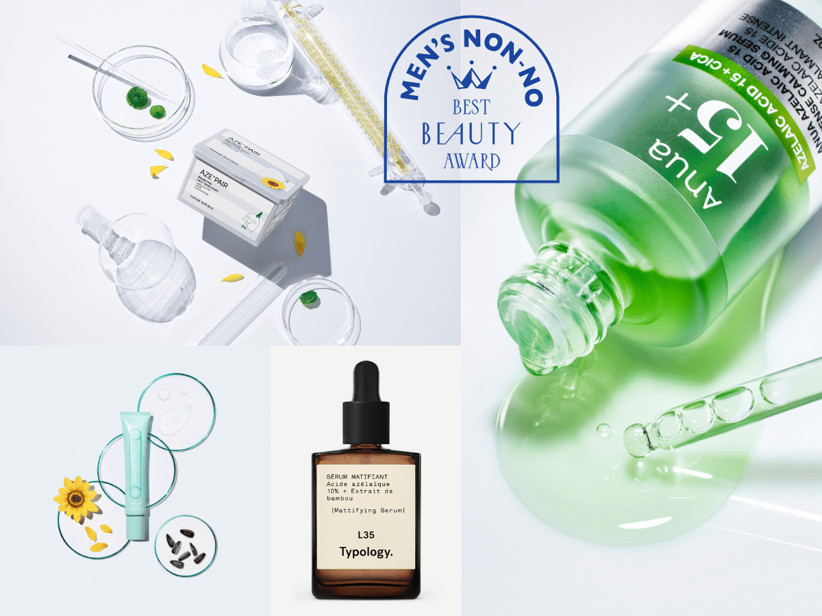 肌悩みには「アゼライン酸」！ テカリ、赤み、ニキビ… 皮膚科医がメンズにおすすめする理由と、アゼライン酸コスメ10選【メンズノンノ美容大賞2025】