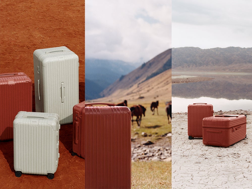色で差がつく大人のスーツケース。RIMOWA（リモワ）の人気シリーズEssentialに、テラコッタとクレイの限定２色が登場！