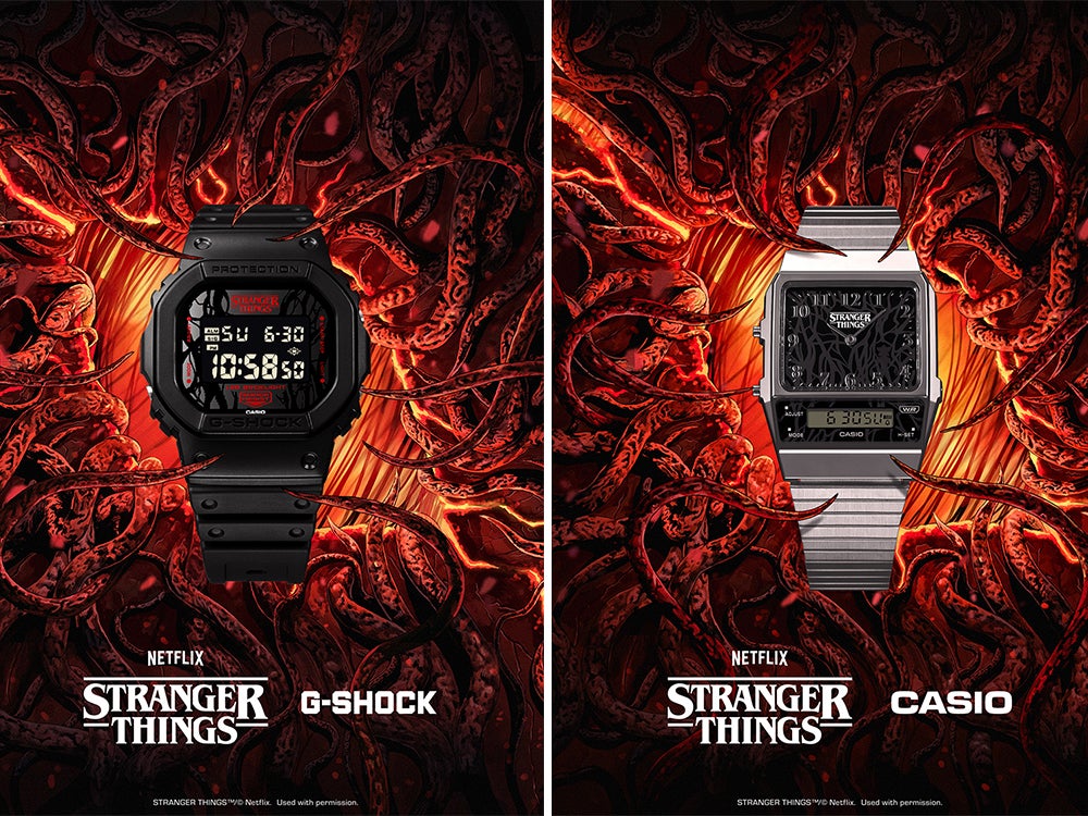 コラボG-SHOCK第２弾も！『ストレンジャー・シングス 未知の世界５』とCASIO（カシオ）の異次元コラボが熱い！