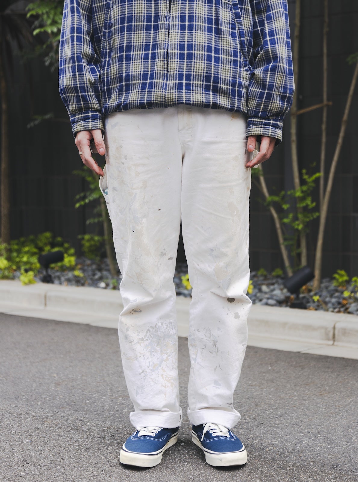 OOOYY YOHEIさんの冬ファッション　ディッキーズのペインターパンツ