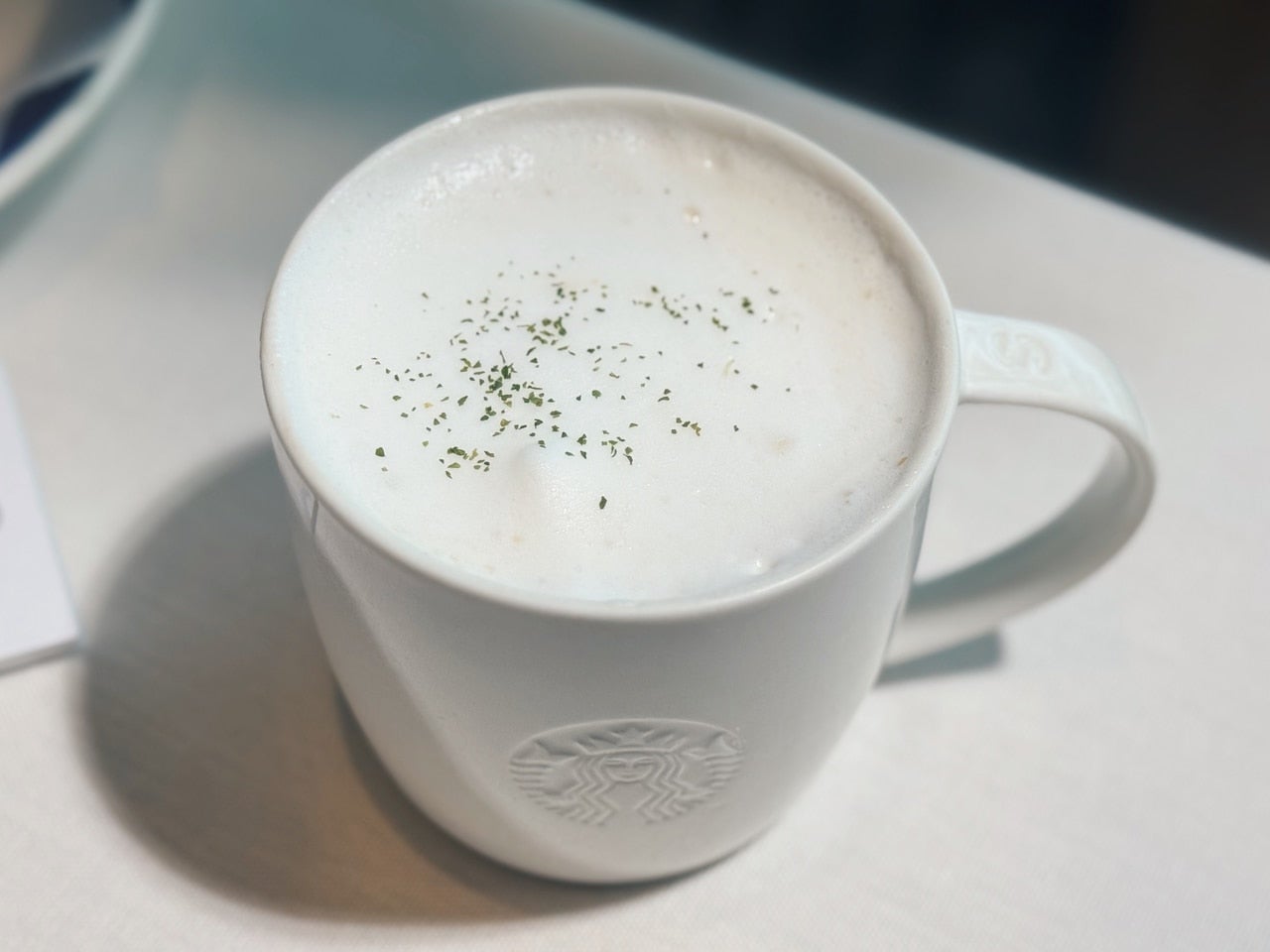 スタバ「トリュフ スープチーノ」上から