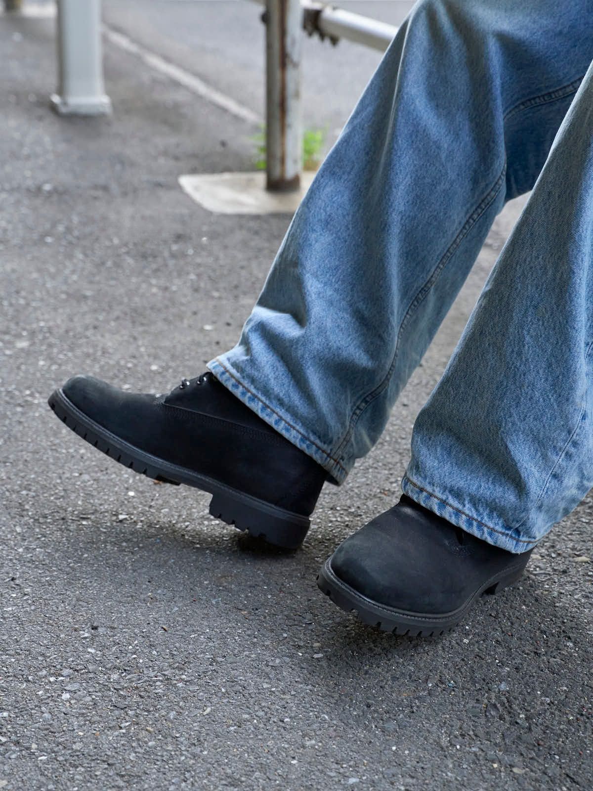 稲井孝太朗の秋冬私服_ティンバーランドの靴