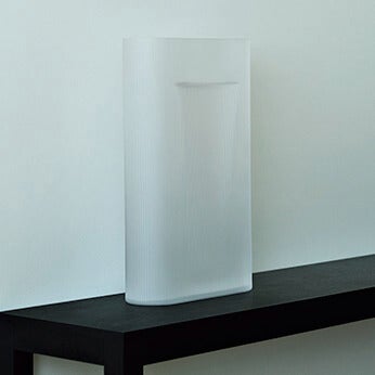 MuutoのRIDGE VASE GLASS ラージ