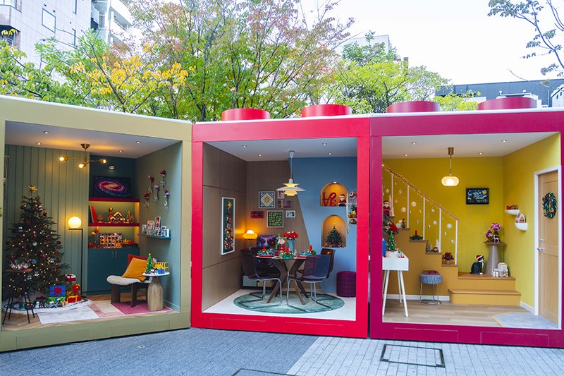 2025年11月に渋谷で行われたレゴのイベント「Build Your Christmas」の様子