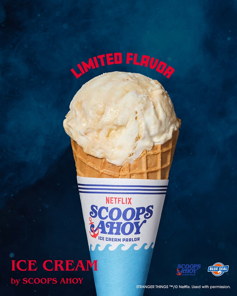 原宿「V.A.」で行われるNetflix「ストレンジャーシングス」のポップアップで提供されるアイスクリーム