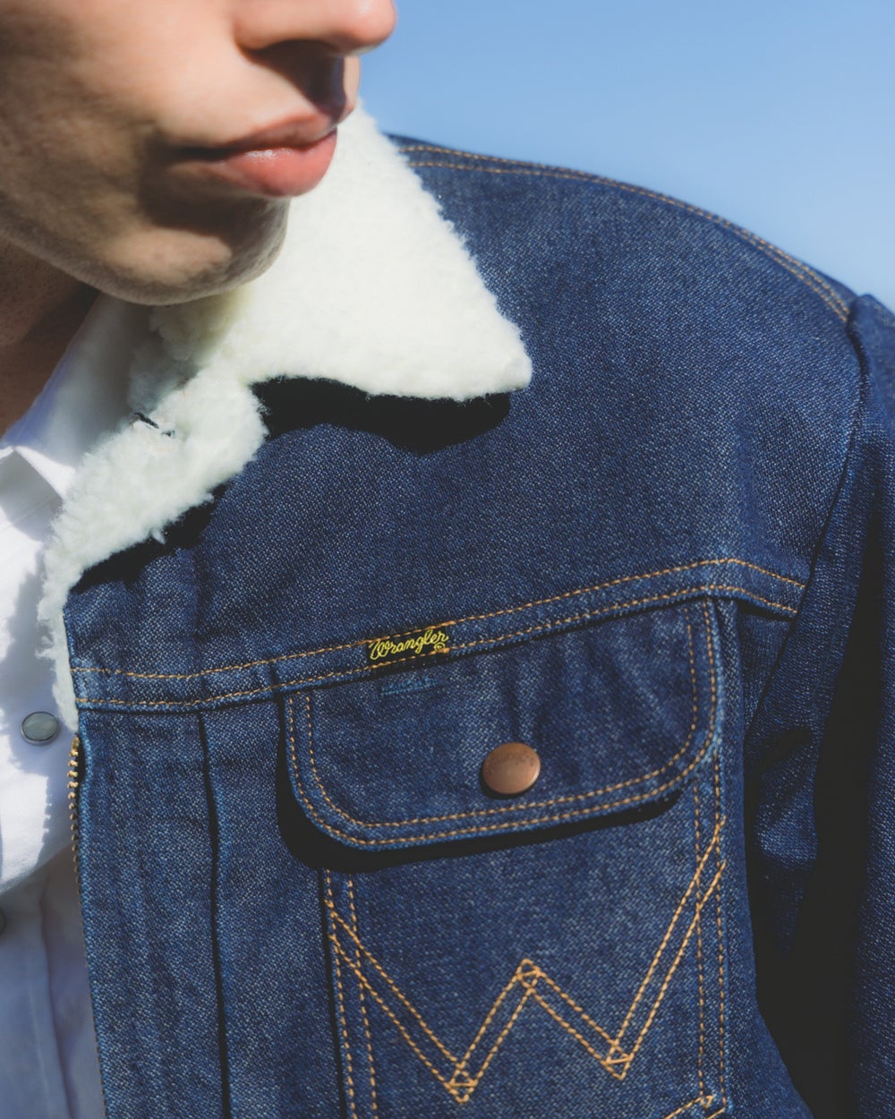 「BEAMS」×「Wrangler」 『24MJZ』 襟