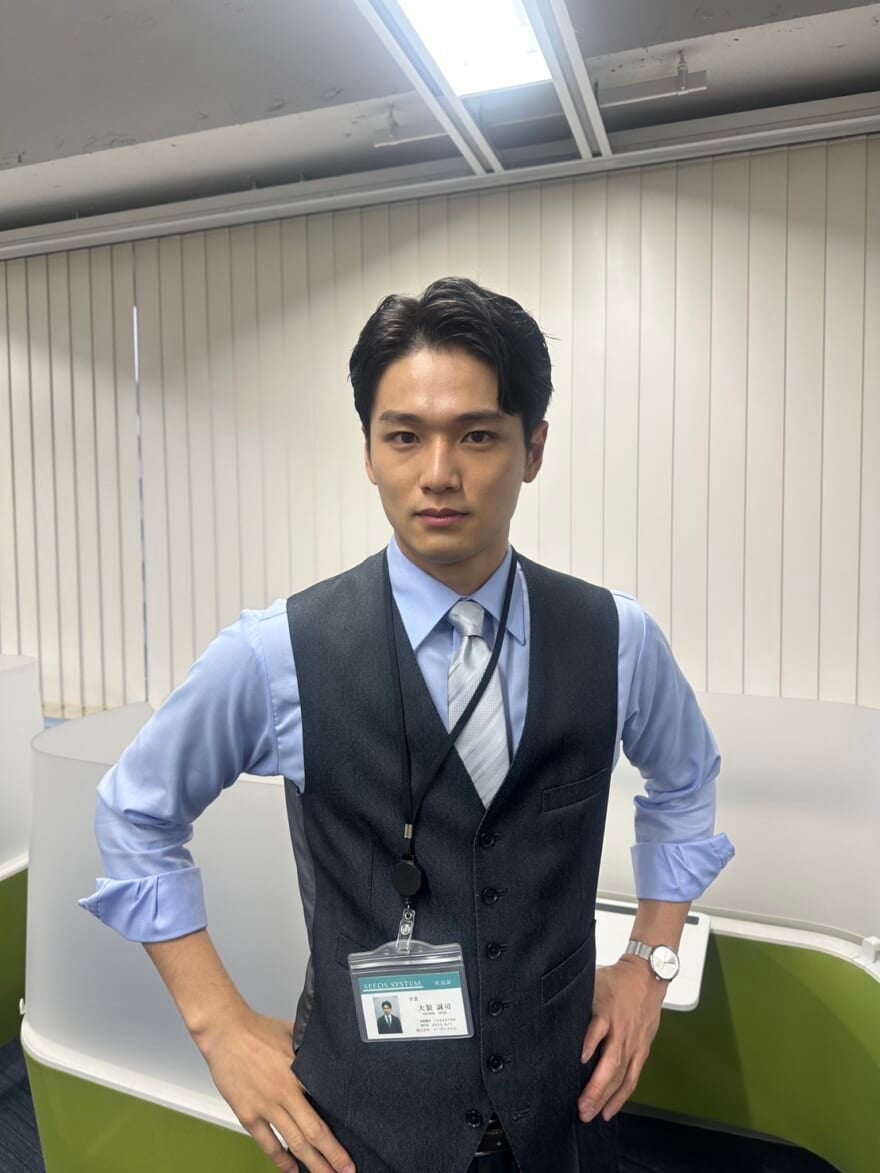 『ifの世界で恋がはじまる』の衣装を着たメンズノンノモデルの中川大輔