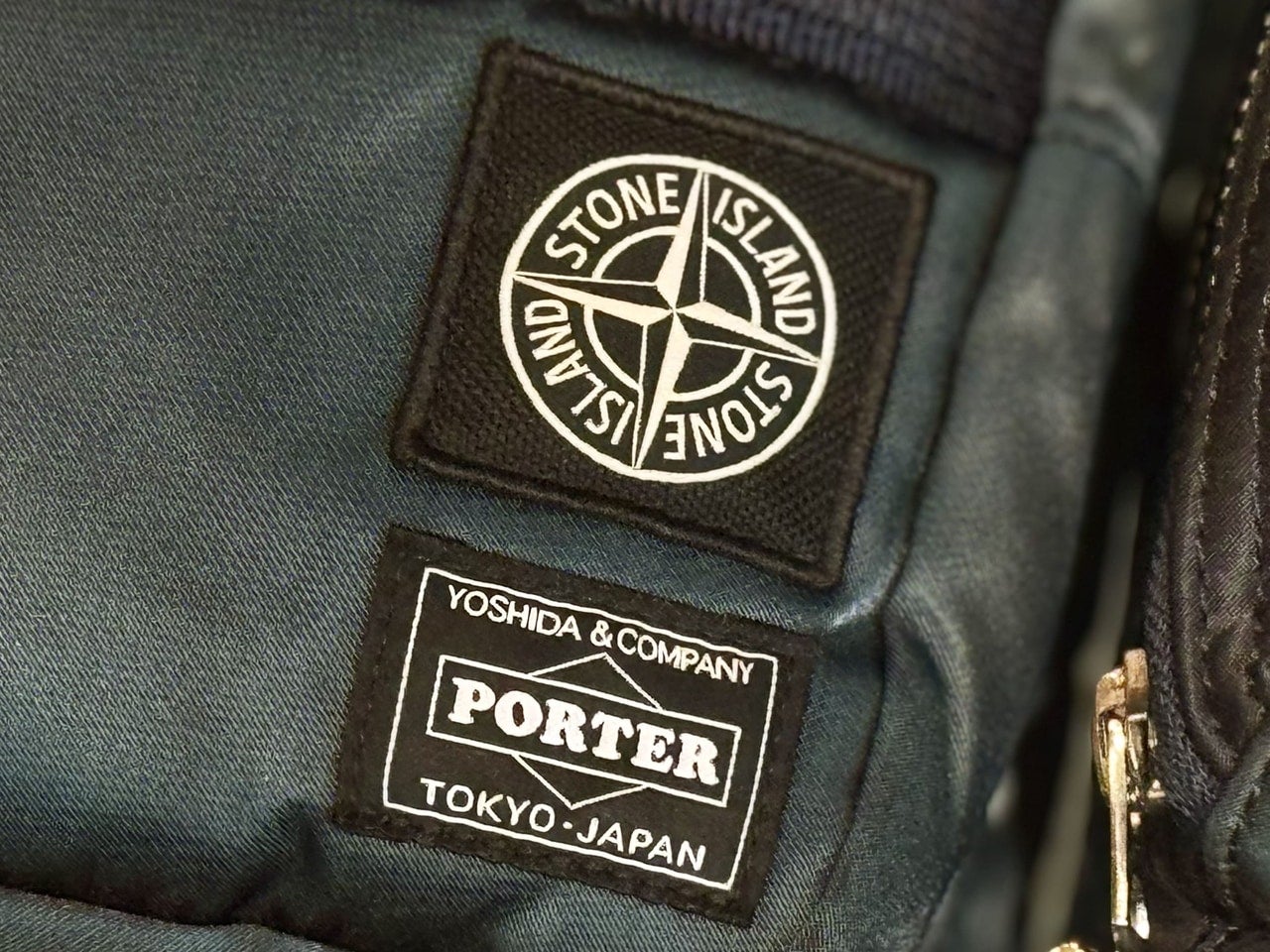ポーター×ストーンアイランドコラボロゴアップ