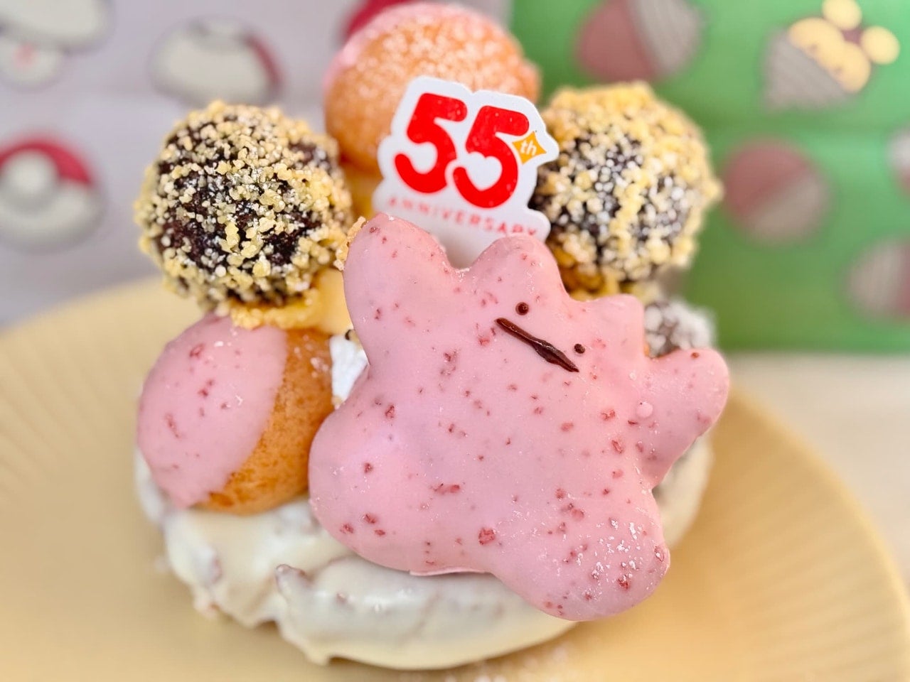 ミスド「タマゲた! メタモンのドーナツツリー」正面から