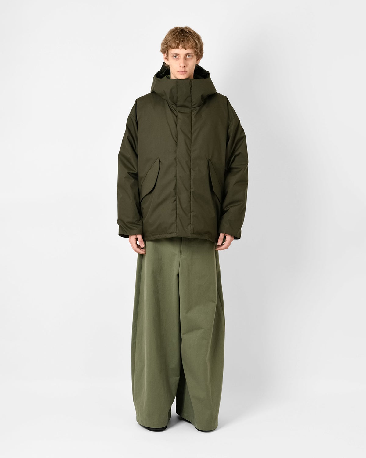 LAD MUSICIAN × ZANTER DOWN JACKET 着画 2