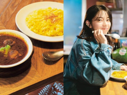 俳優 森 カンナの“愛してやまないカレー”とは？　渋谷『CURRY BAR HENDRIX』のチキンカレー。「無性にヘンドリクスのカレーが食べたくなるときがあるんです」［推しのひと飯］