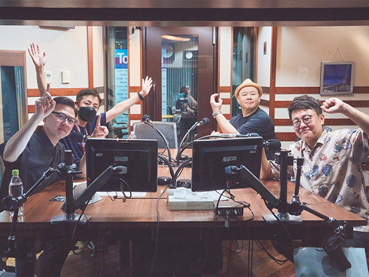 銀シャリ・橋本直、番組ディレクター・蔵持正、構成作家・畠山健、ガクテンソク・奥田修二