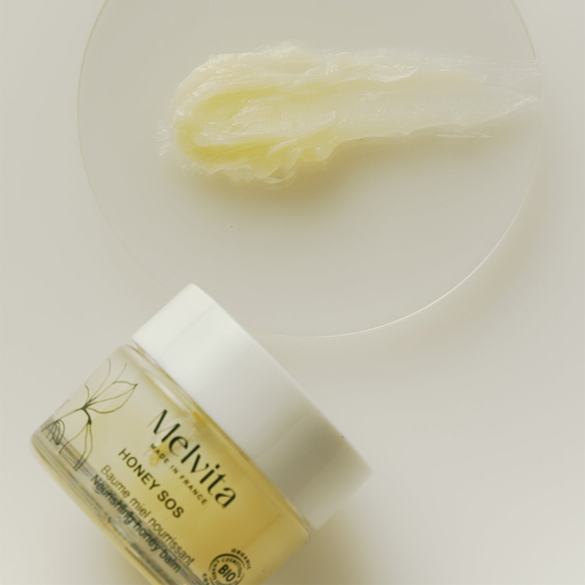 MelvitaのBIO ハニー バーム　テクスチャー