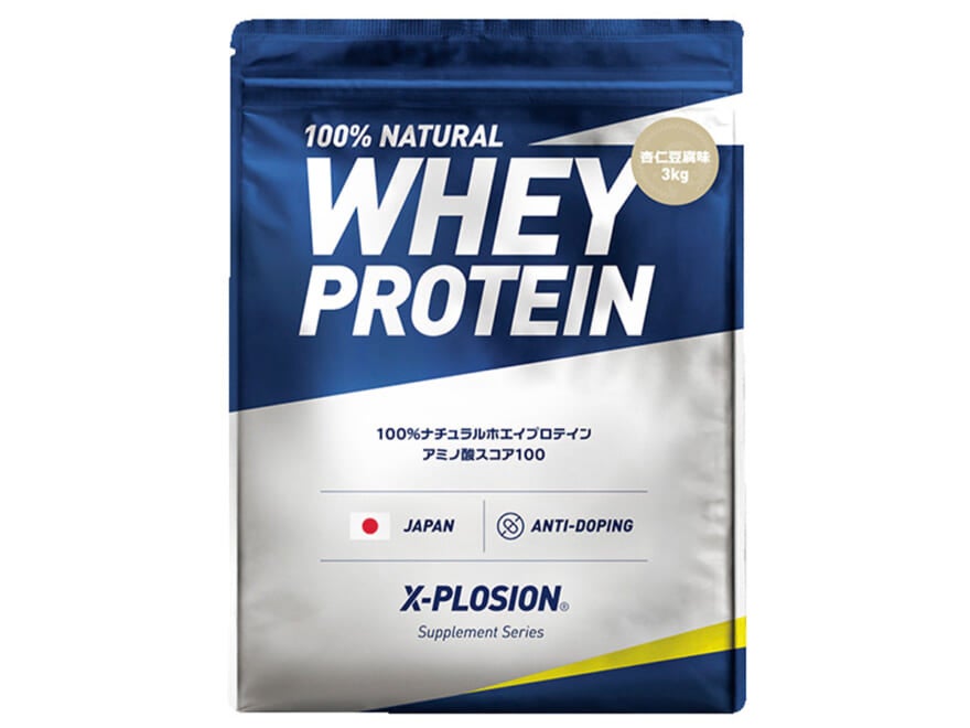 X-PLOSION WPC 100%ナチュラルホエイプロテイン 杏仁豆腐味