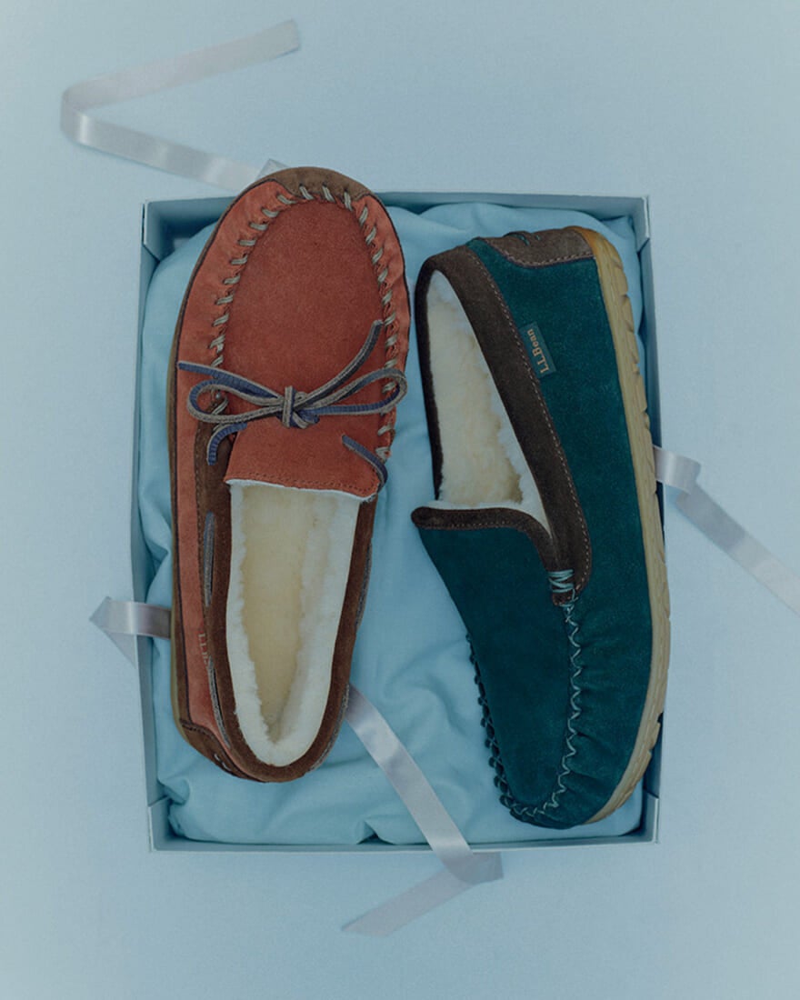 L.L.Beanのモカシンシューズ